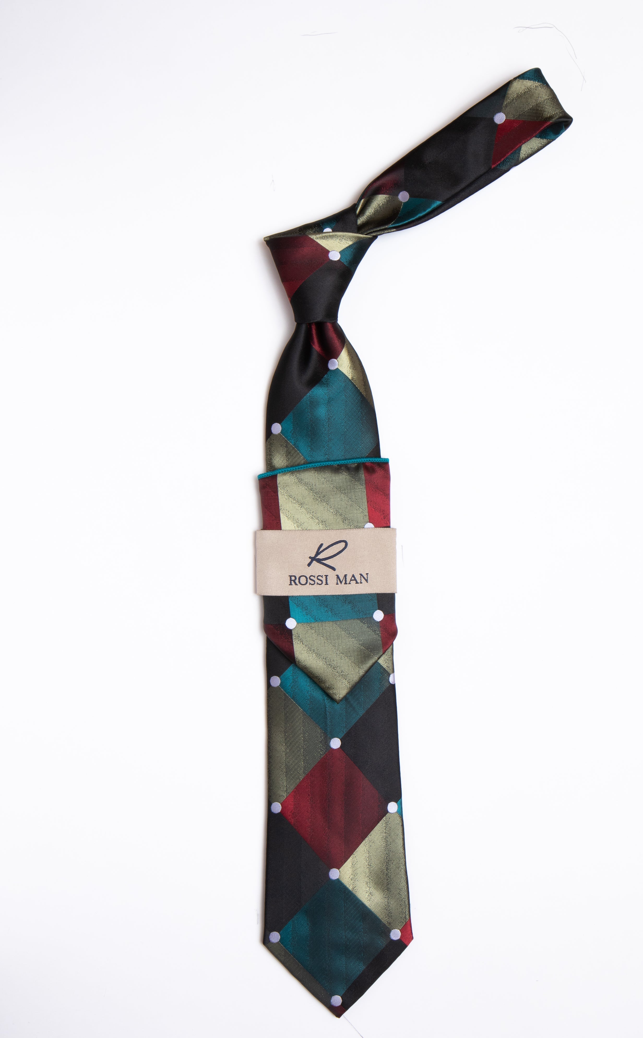 Rossi Man Tie and Pocket Round RMR462-5 - Default Title