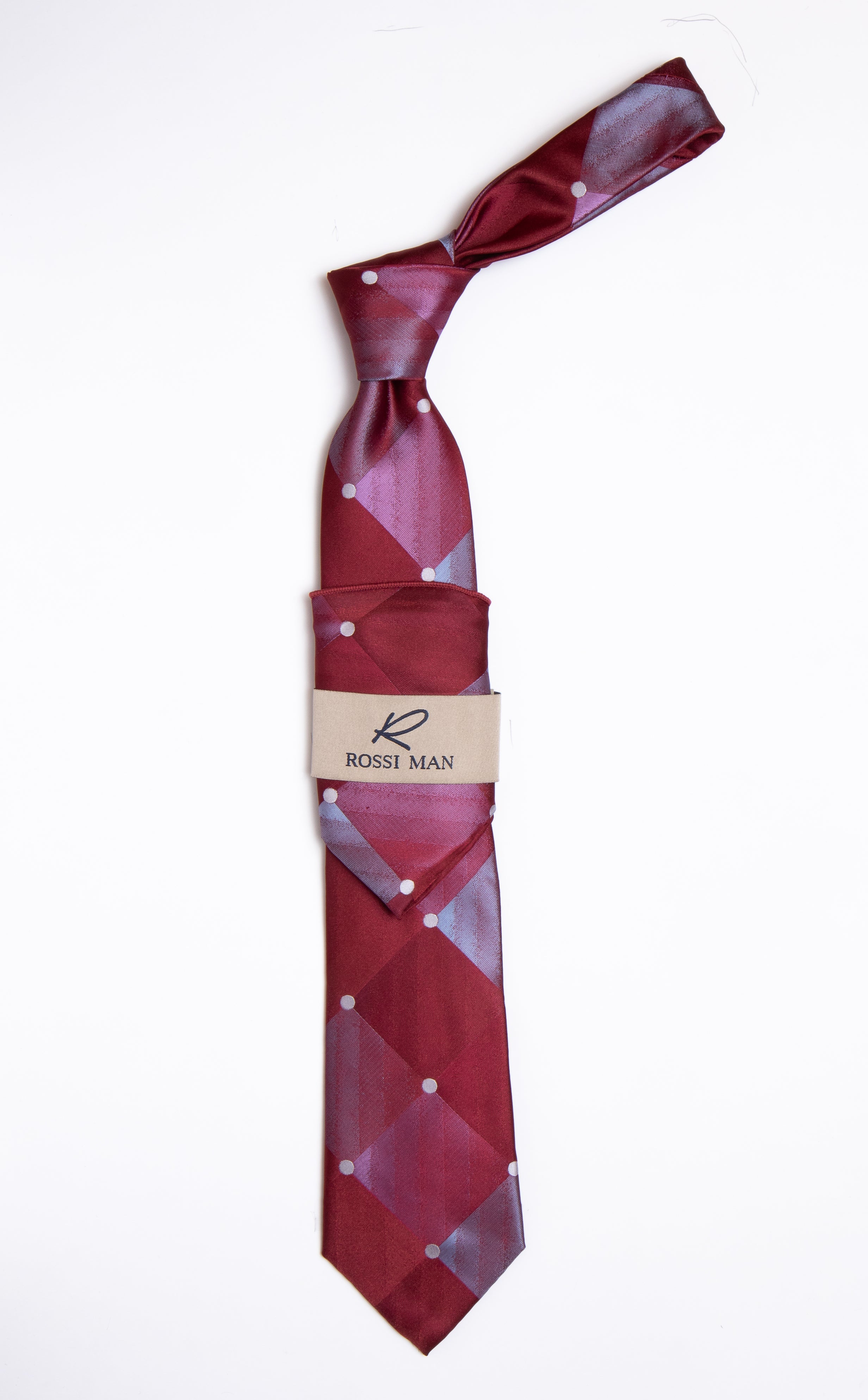 Rossi Man Tie and Pocket Round RMR462-6 - Default Title