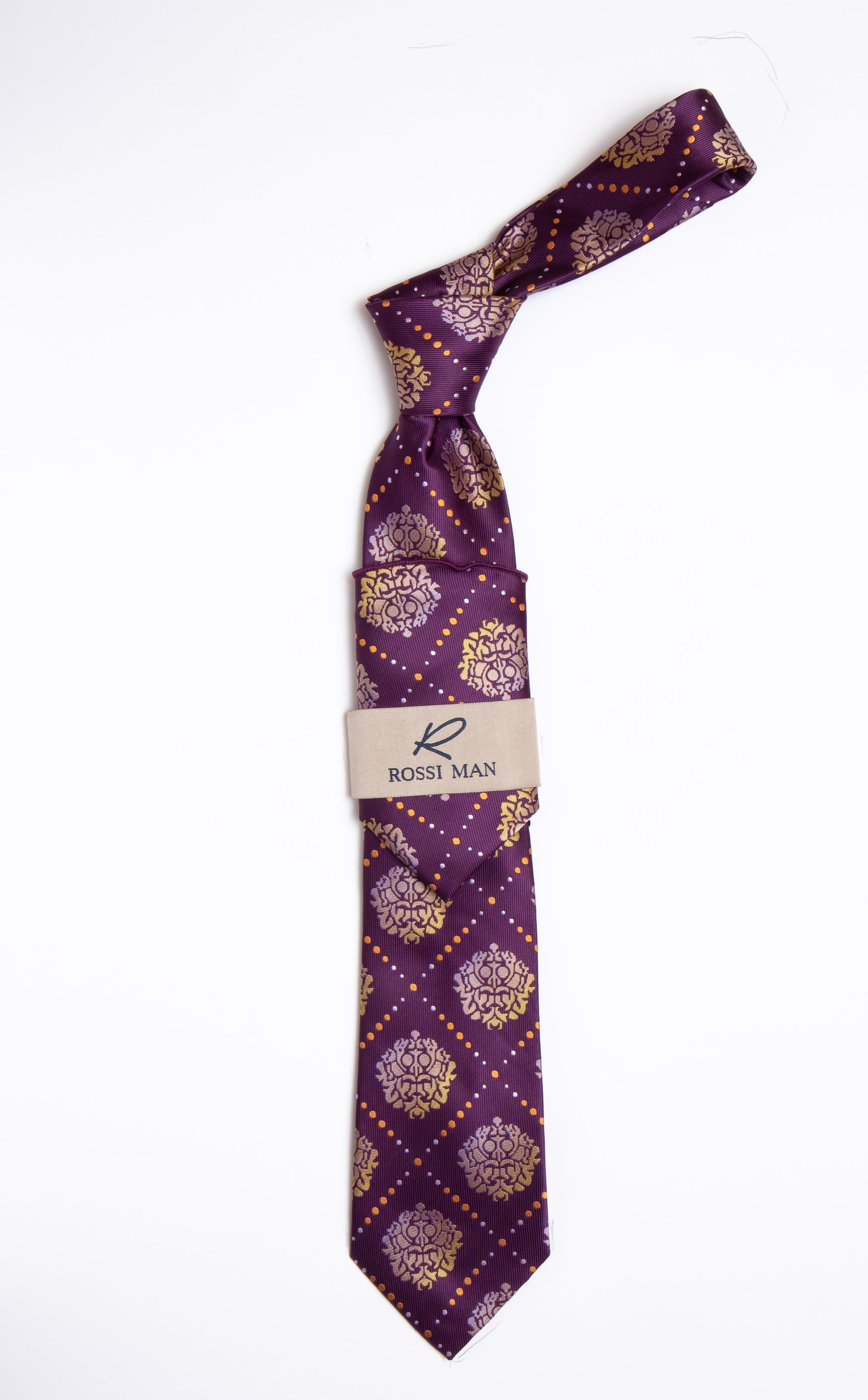 Rossi Man Tie and Pocket Round RMR463-1 - Default Title