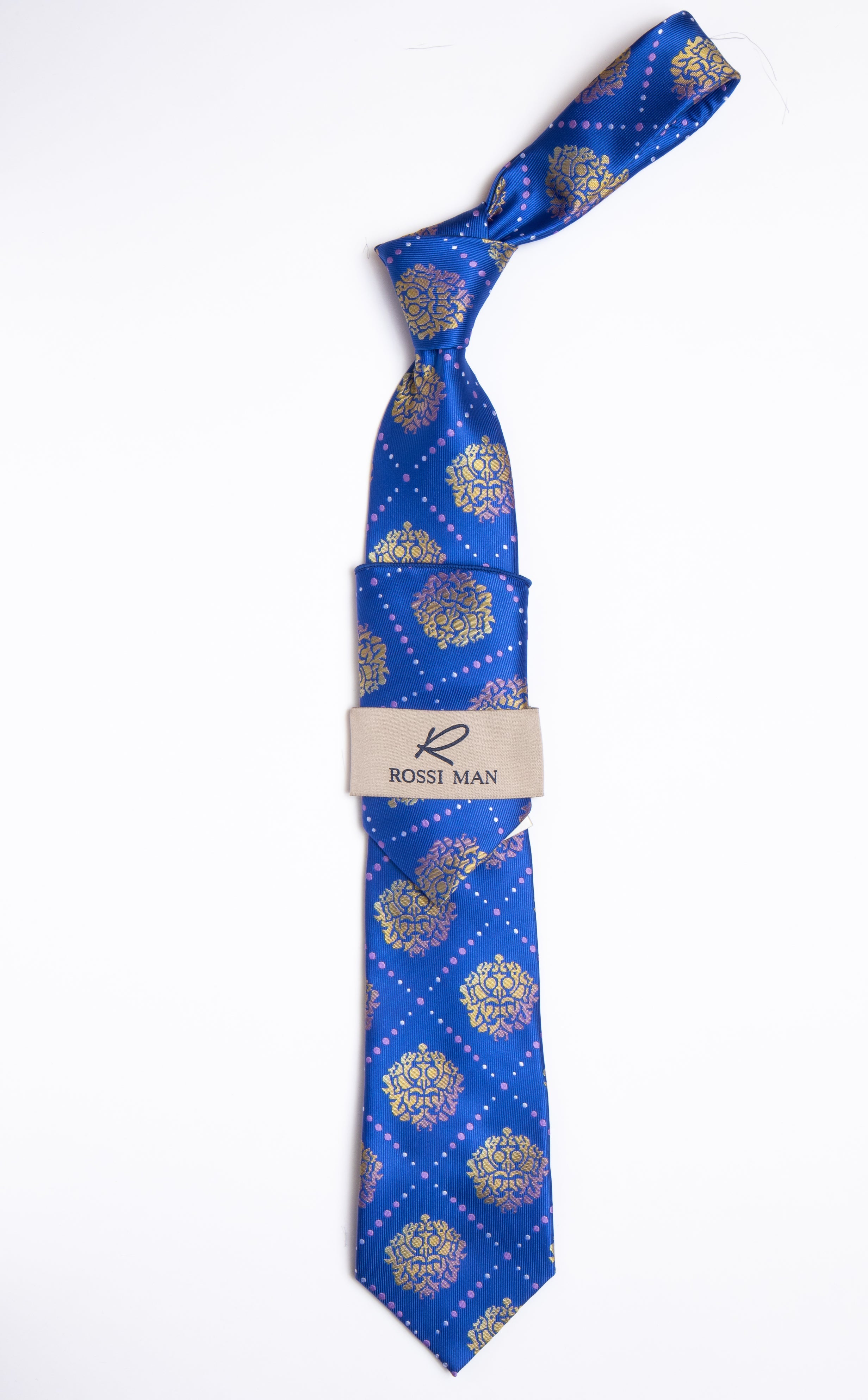 Rossi Man Tie and Pocket Round RMR463-5 - Default Title