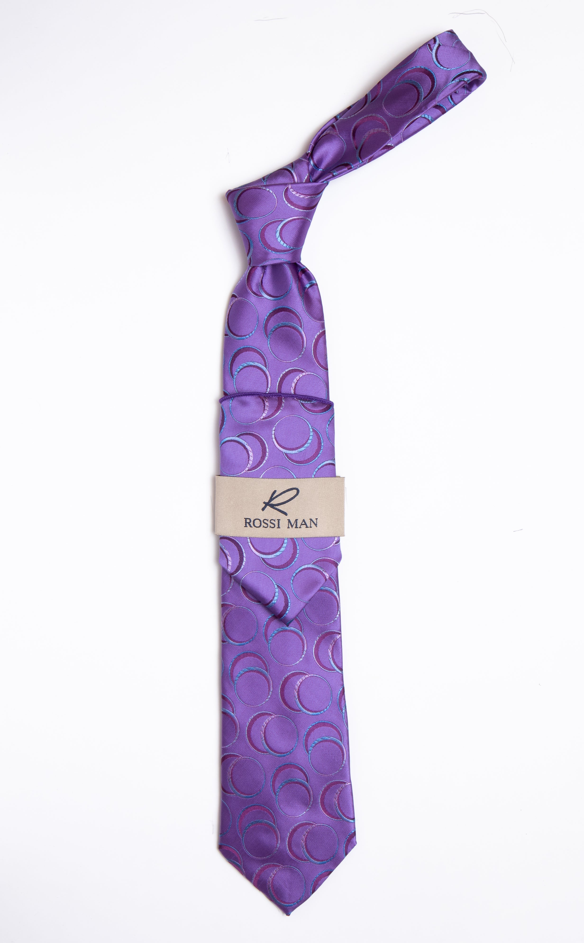 Rossi Man Tie and Pocket Round RMR464-1 - Default Title