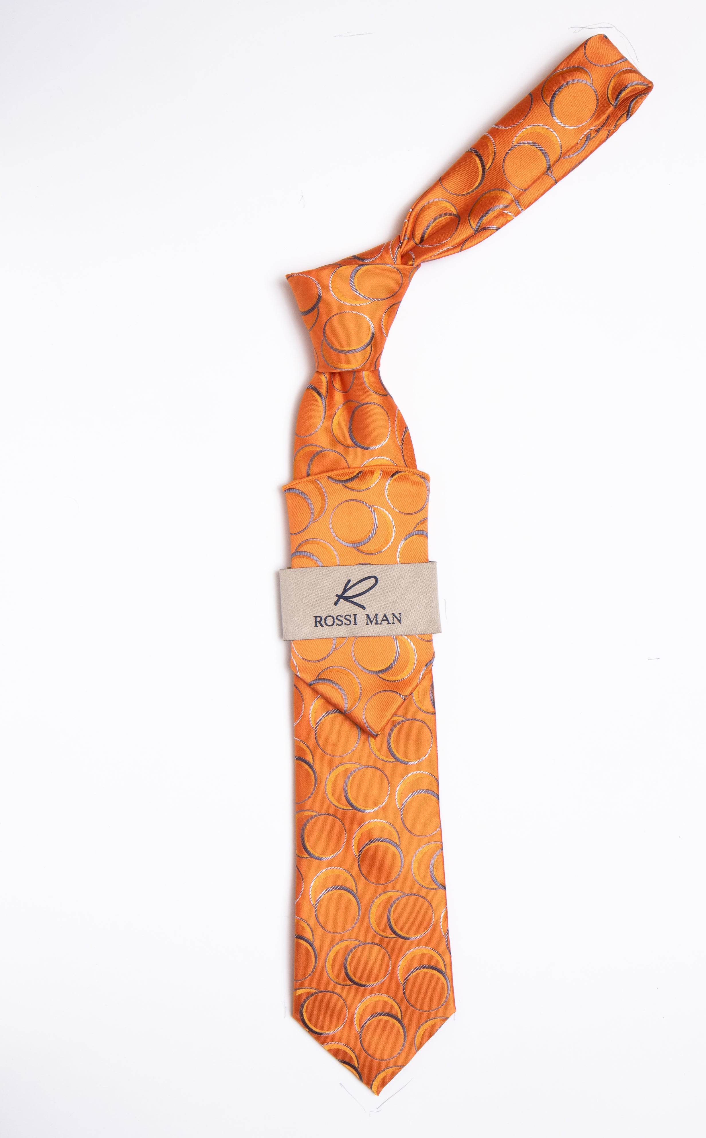 Rossi Man Tie and Pocket Round RMR464-2 - Default Title