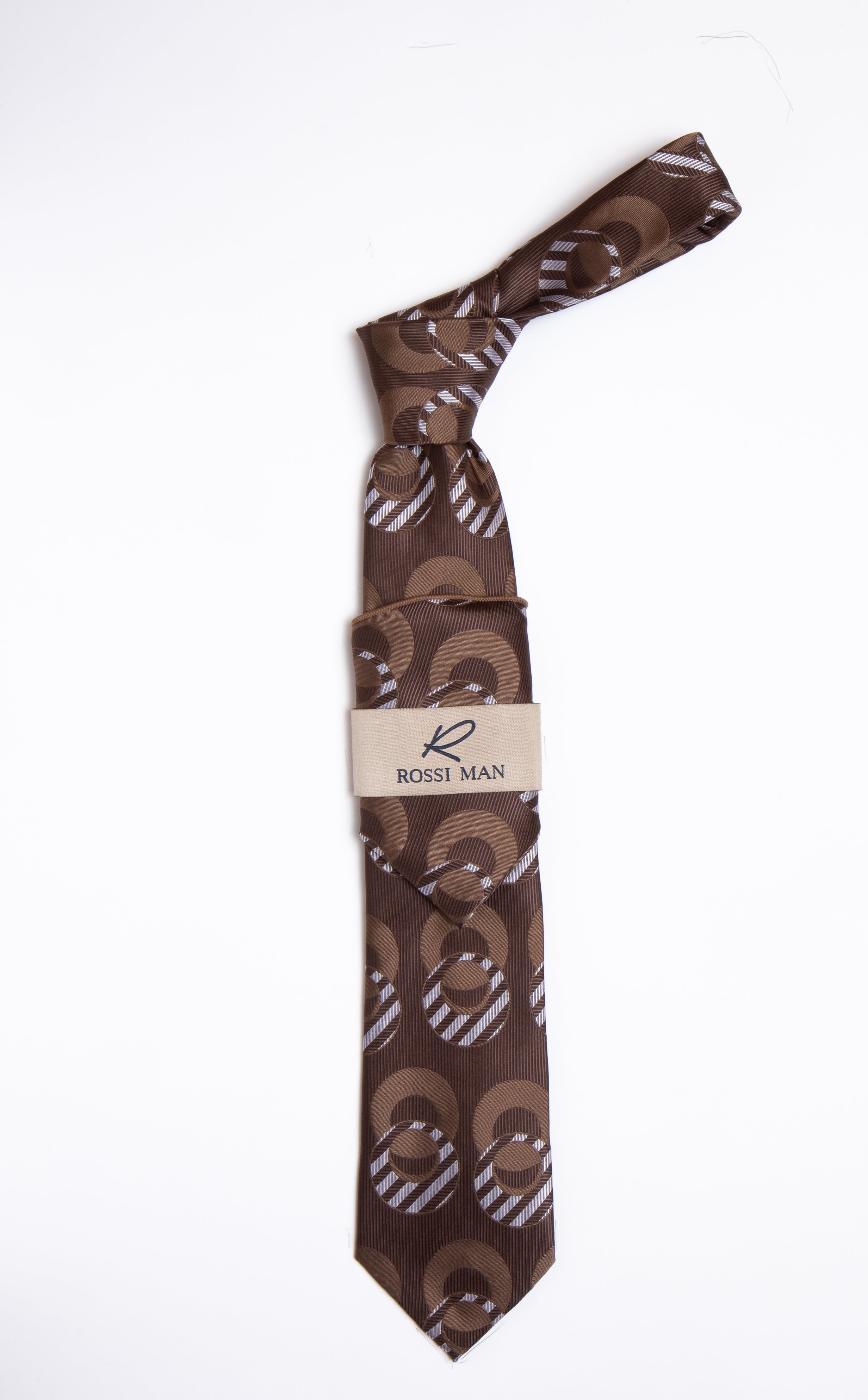 Rossi Man Tie and Pocket Round RMR465-4 - Default Title