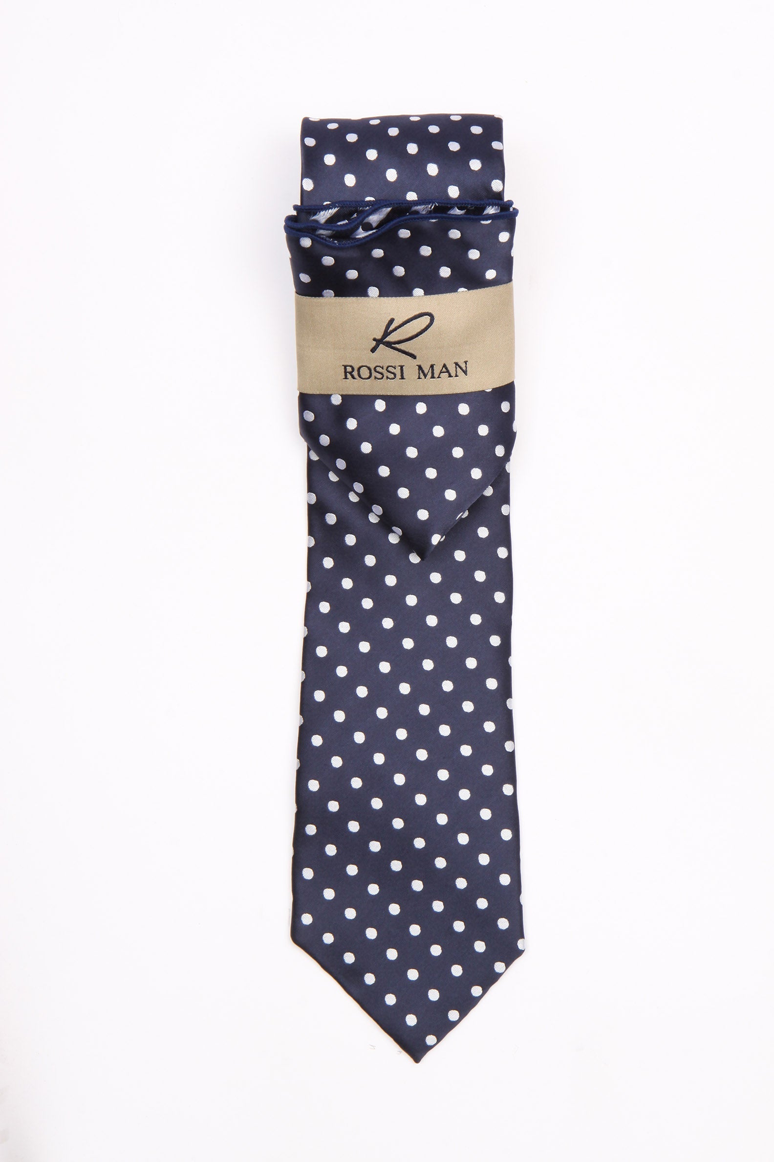 Rossi Man Tie and Pocket Round - RMR662-4 - Default Title