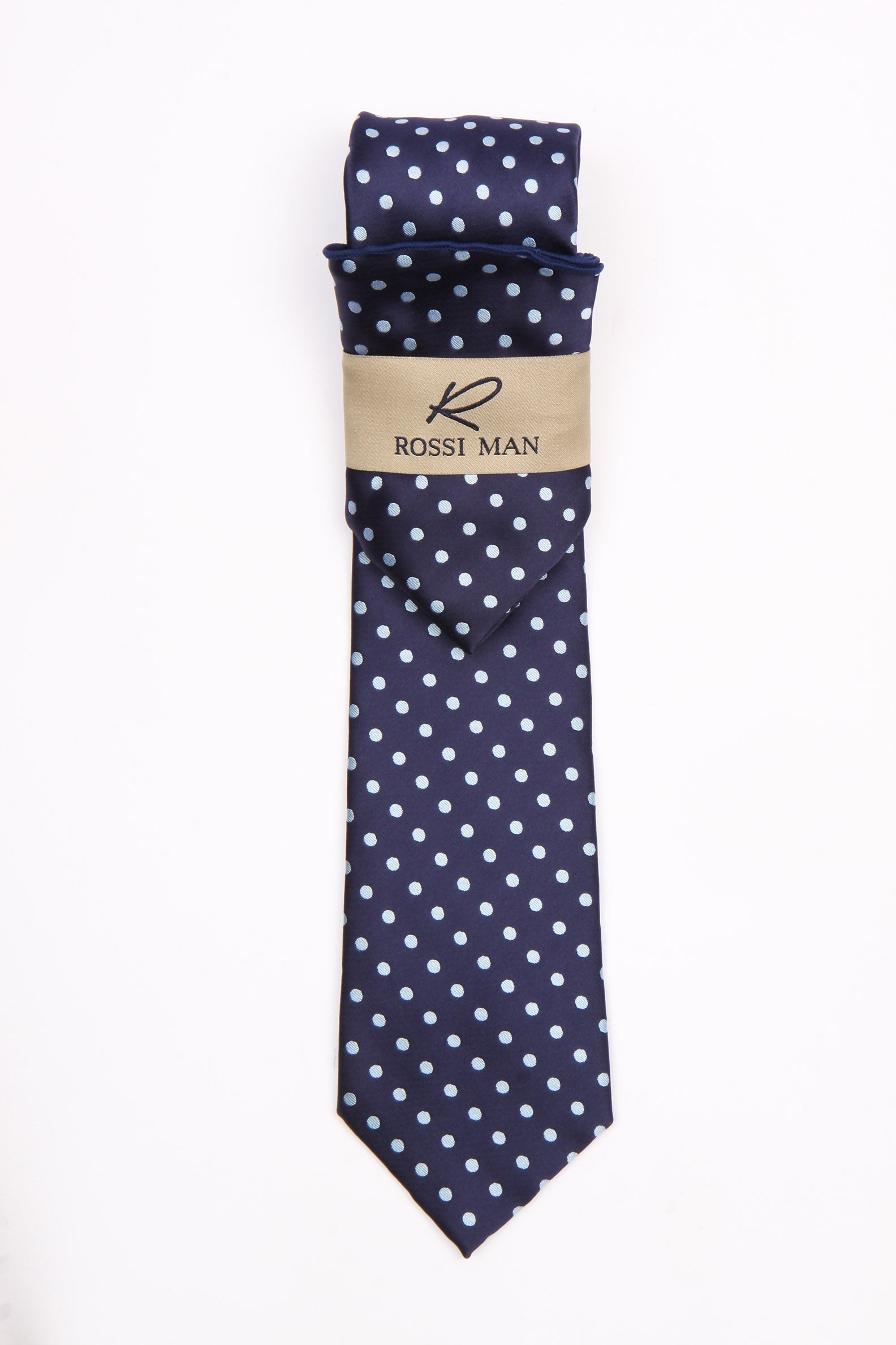 Rossi Man Tie and Pocket Round - RMR662-8 - Default Title