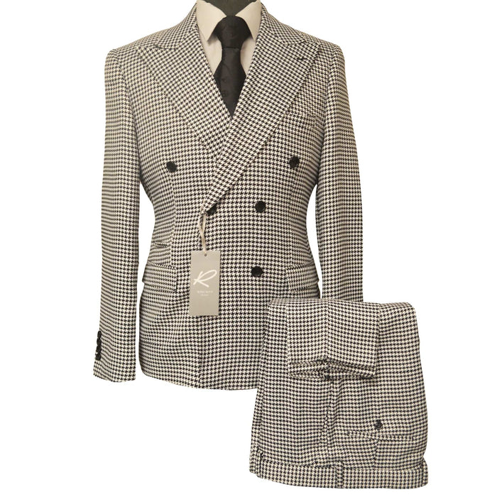 Rossiman Suits For Sale -  Mens Designer Suit - Fashion Suits - Fancy black/Khaki Suits