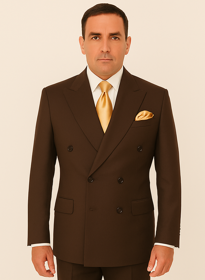 Rossi Man ARTHUR RM2303 Double-Breasted Suit â€“ Premium Formalwear for Men