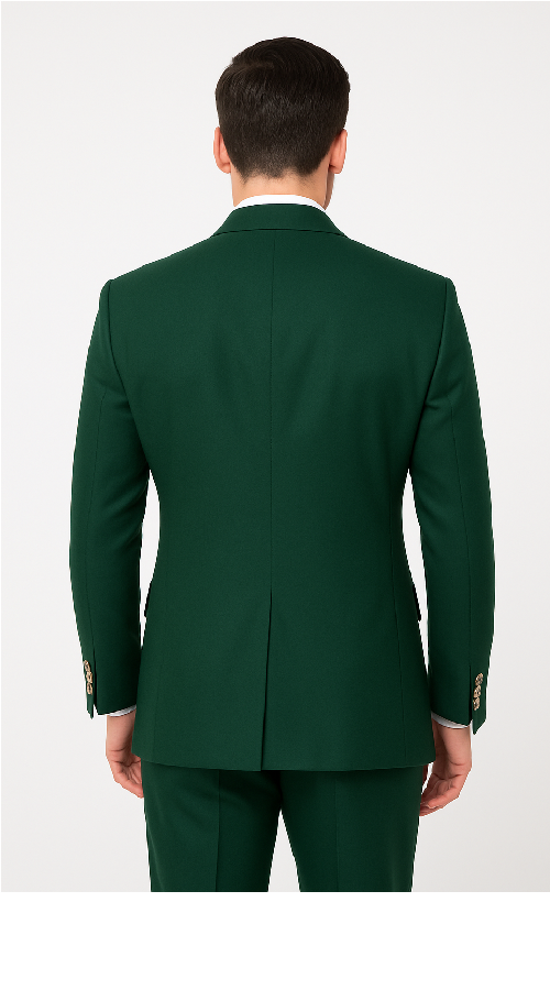 Rossi Man RM1190 – Milano Collection Slim Fit Men’s Suit in Bold Green - 34R