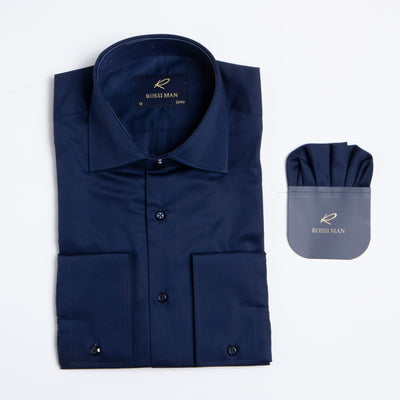 Rossi Man RS1 Men's Shirt â€“ Navy Blue