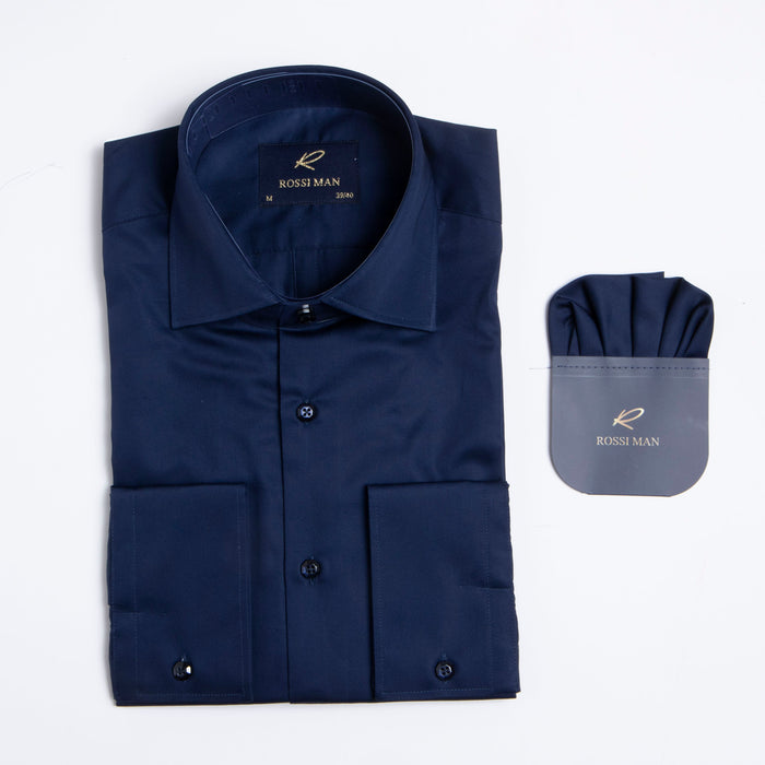 Rossi Man RS1 Men's Shirt â€“ Navy Blue
