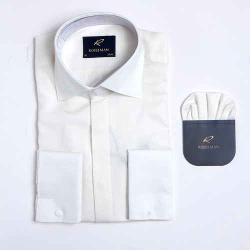 Rossi Man Men's Shirt RS3 Style in Cream