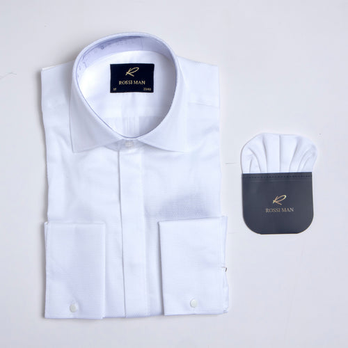 Rossi Man Men's Shirt â€“ RS3 Style in White