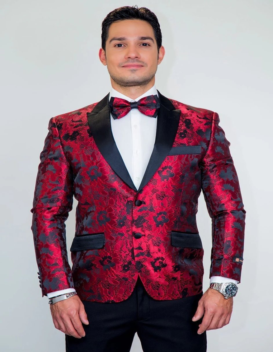 Amsterdam Red Tuxedo Jacket Separates