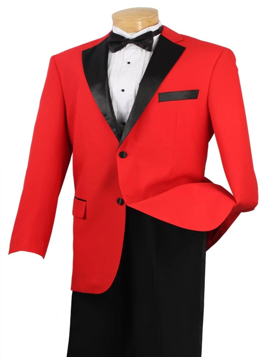 Salvatore Red Vinci Two Piece Set Tuxedo