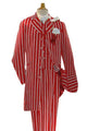 Red and White Pinstripe Zoot Suit - Gangster 1920s Pinstripe Suit - Mens  Fashion Suit
