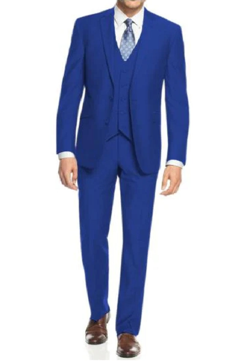 Retro Paris Suits - Retro Paris - Retro Mens Royal Blue Suits Retro Paris Suits Blue Prom 2025 Suits suit - 38 Short Jacket+32 Waist Adjustable 28to34)(Height: 5 4 to5 7 )(Neck  15-16.5)S-M)