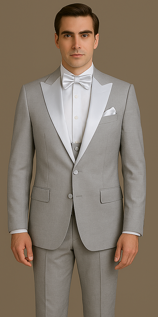 Rossi Man Leo Tuxedo RM1389 – Classic Slim Fit Men's Tuxedo - XS