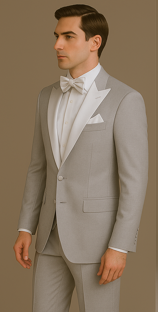 Rossi Man Leo Tuxedo RM1389 Classic Slim Fit Men's Tuxedo - XS