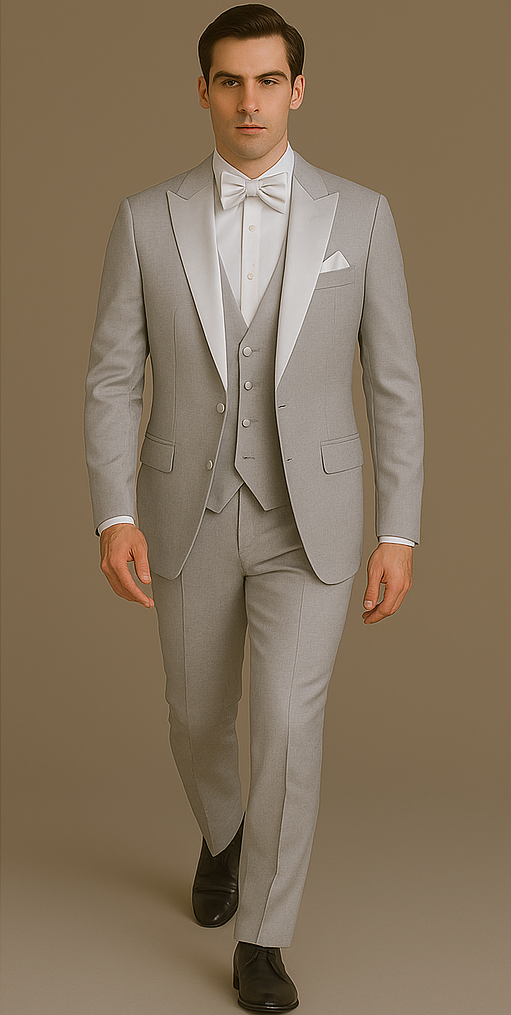 Rossi Man Leo Tuxedo RM1389 – Classic Slim Fit Men's Tuxedo - XS
