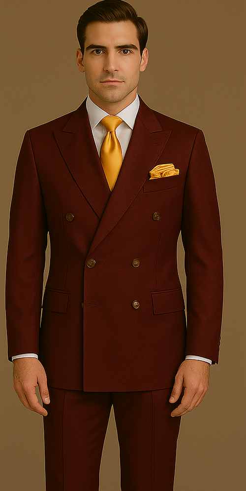 Rossi Man Milano RM1174 Modern Fit Business Suit for Men | Professional & Stylish Attire