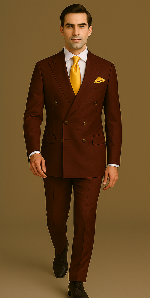 Rossi Man Milano RM1174 Modern Fit Business Suit for Men | Professional & Stylish Attire