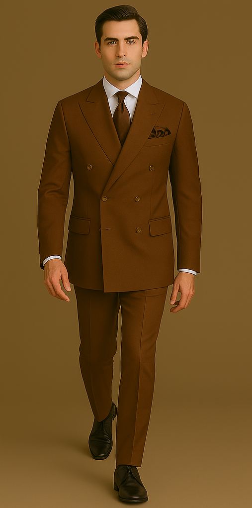 Rossi Man Milano RM1373 â€“ Men's Slim Fit 3-Piece Suit | Modern Formal - 34R