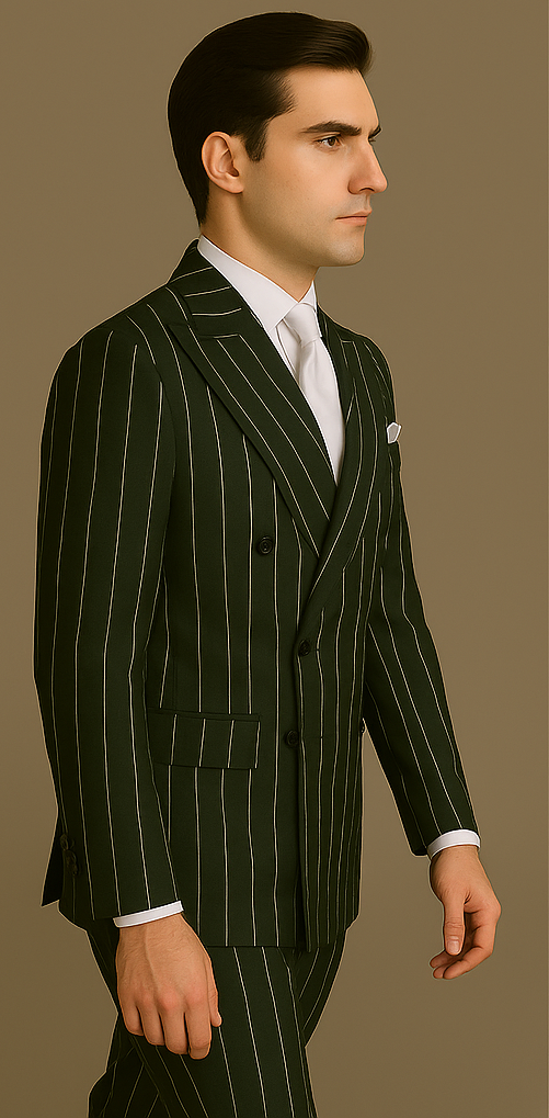 Rossi Man Milano RM1727 â€“ Men's 3-Piece Slim Fit Suit |Formal Wear - 34R
