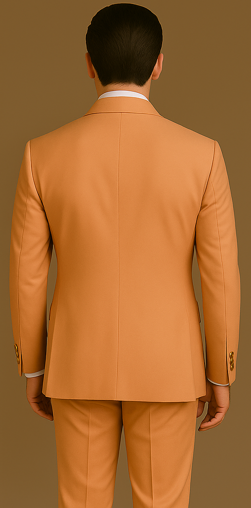 Rossi Man Milano RM1774 – Men's Modern Fit 3-Piece Suit | Stylish Formal Outfit - 34R