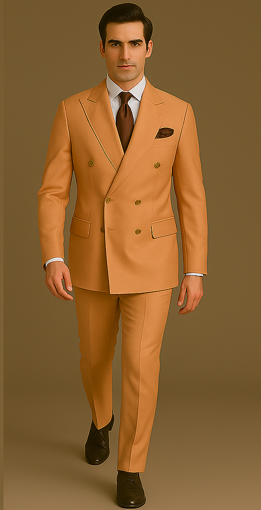 Rossi Man Milano RM1774 – Men's Modern Fit 3-Piece Suit | Stylish Formal Outfit - 34R