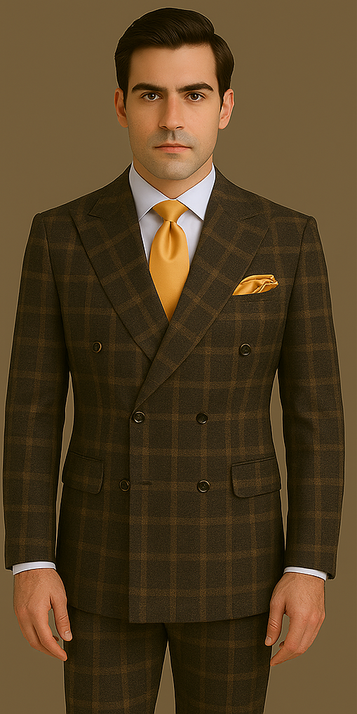Rossi Man Milano RM1789 Modern 3-Piece Men's Suit |  Formal Wear - 34R