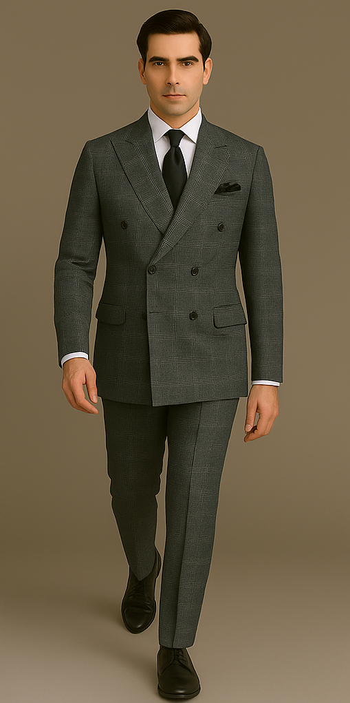 Rossi Man Milano RM1795 Classic Tailored Suit for Men | Timeless Formal Elegance - 34R