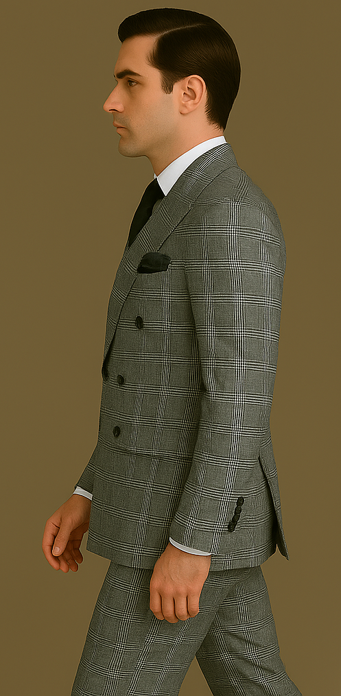 ossi Man Milano RM1813 Elegant Tailored Suit for Men | Premium Formalwear - 34R