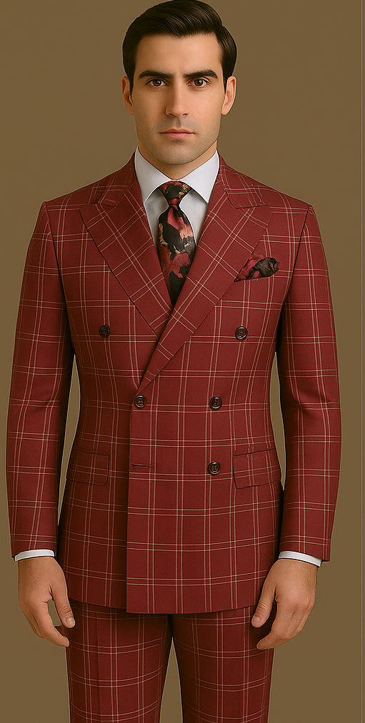 Rossi Man Milano RM1827 Classic Tailored Men's Suit |  Formal Style - 34R