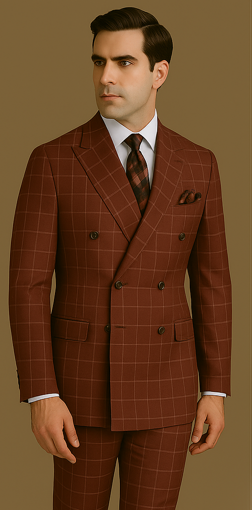 Rossi Man Milano RM1827 Classic Tailored Men's Suit |  Formal Style - 34R