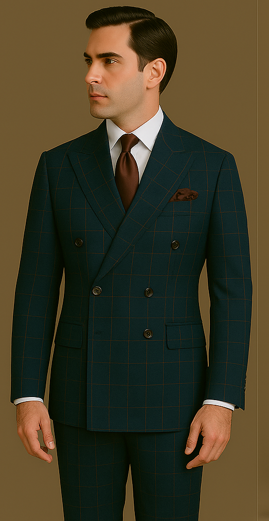 Rossi Man Milano RM1831 Classic Tailored Mens Suit | Formal Wear - 34R
