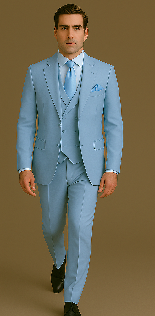 Rossi Man Paul RM1395 â€“ Men's Classic Tailored Suit | Formalwear for Men - 34R