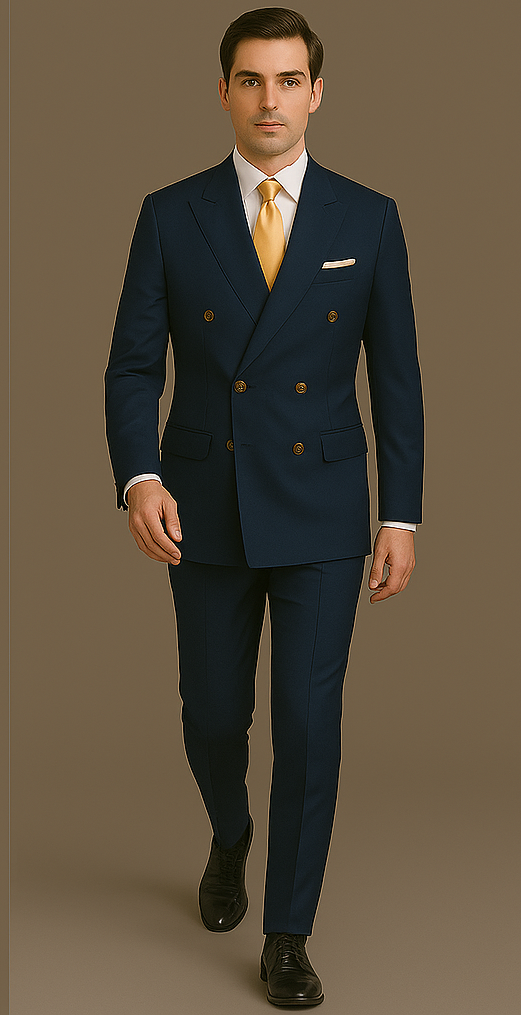 Rossi Man RM1102 – Milano Collection Modern Fit Suit for Men | Stylish Formal Wear - 34R
