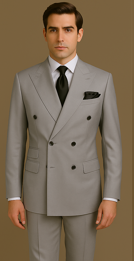 Rossi Man RM1178 – Milano Collection Slim Fit Suit for Men | Elegant Formal Wear - 34R