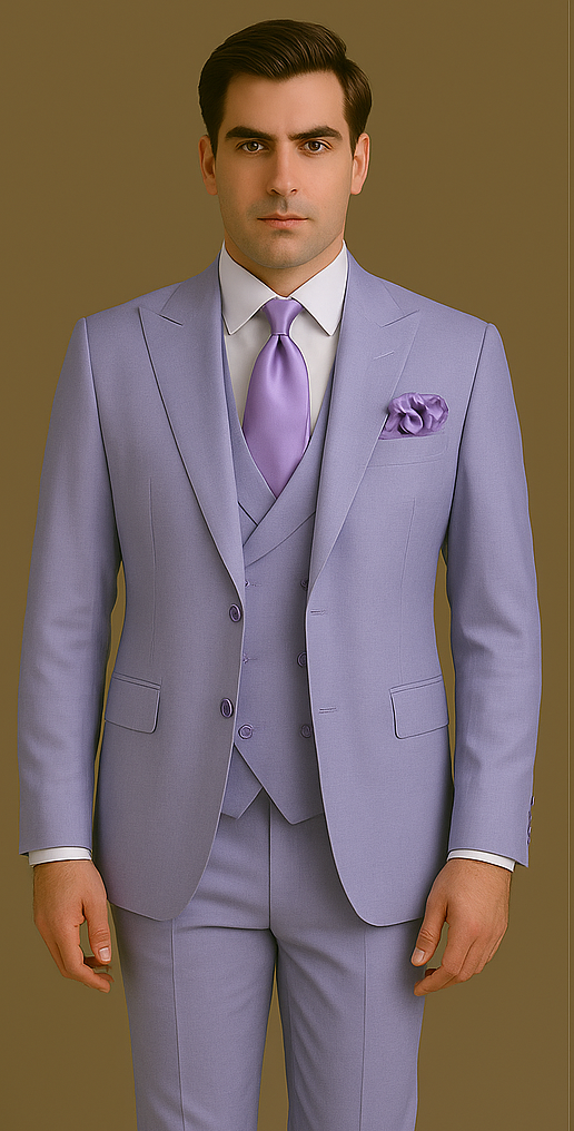 Rossi Man RM1396 – Paul Collection Elegant Formal Suit for Men |  Tailored Style - 34R