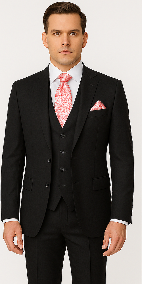 Rossi Man Remo RM1757 Men's Tailored Fit Suit for  Modern Style