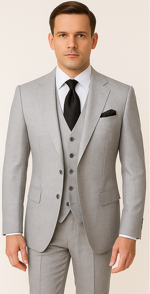 Rossi Man Sam RM2305 Men's Modern Fit | Suit for Men - 38R
