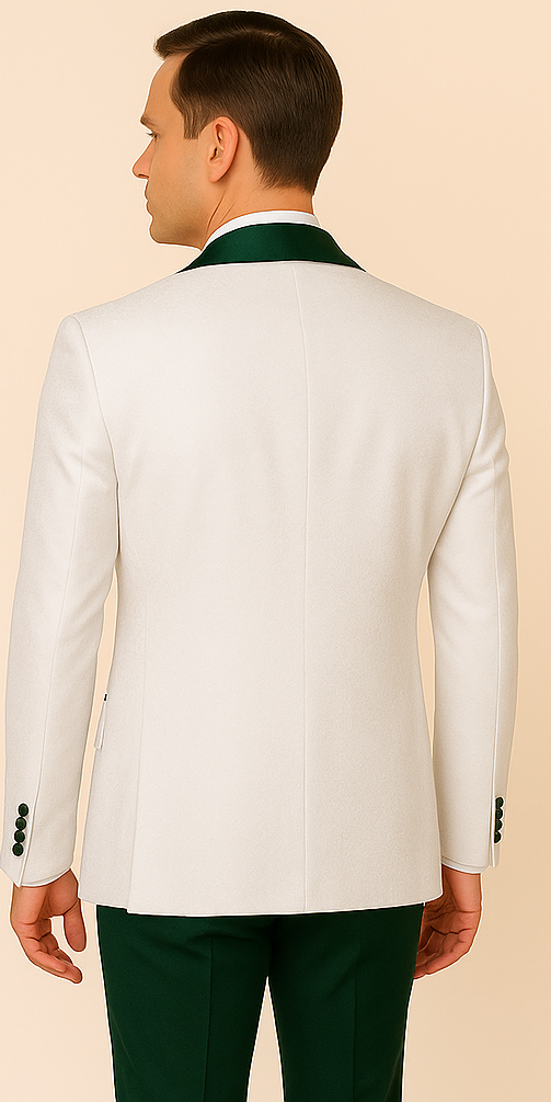 Rossi Man RM1482 – Men's 3-Piece Tuxedo from the Smoking S Collection - XS