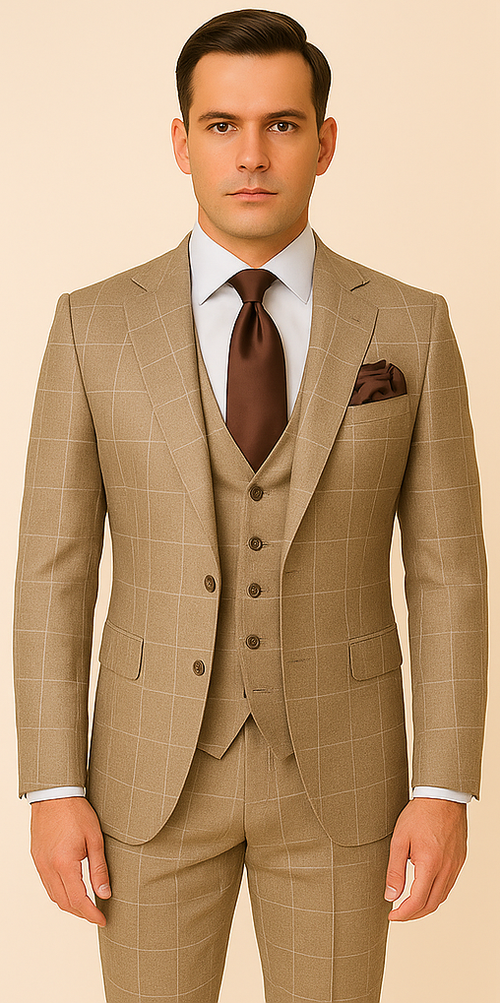 Rossi Man Tom RM1852 Stylish Men's Tailored Suit for Formal Wear