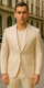 Rossiman Men’s Cream Sateen Suit – Elegant Glossy Formalwear