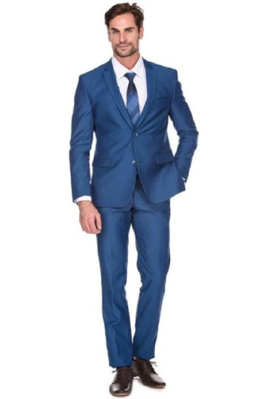 Call If Not Text Or Whatsup 3104300939 To Setup The Group - Call: 3104300939 Slim Fit Suits - Prom Suits - Royal Blue 2 Button Groomsmen Suit Blue Prom Suits