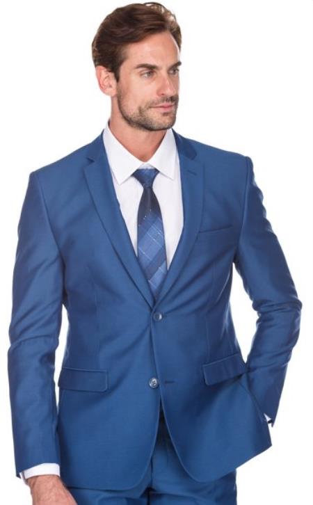 Call If Not Text Or Whatsup 3104300939 To Setup The Group - Call: 3104300939 Slim Fit Suits - Prom Suits - Royal Blue 2 Button Groomsmen Suit