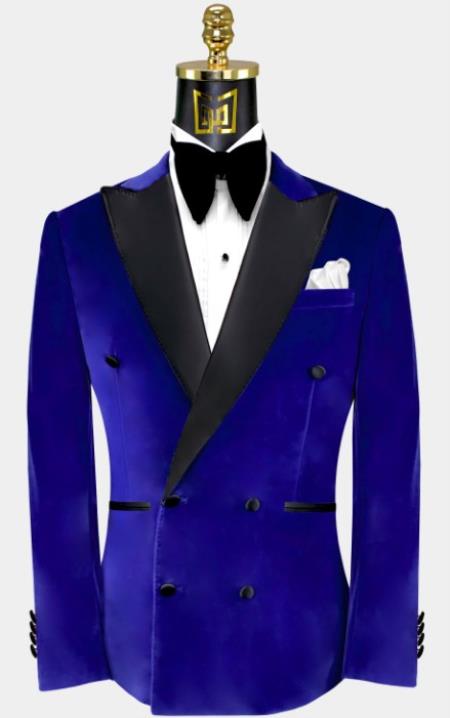 Burgundy Double Breasted Tuxedo - Velvet Tuxedo Dinner Jacket In Black ...