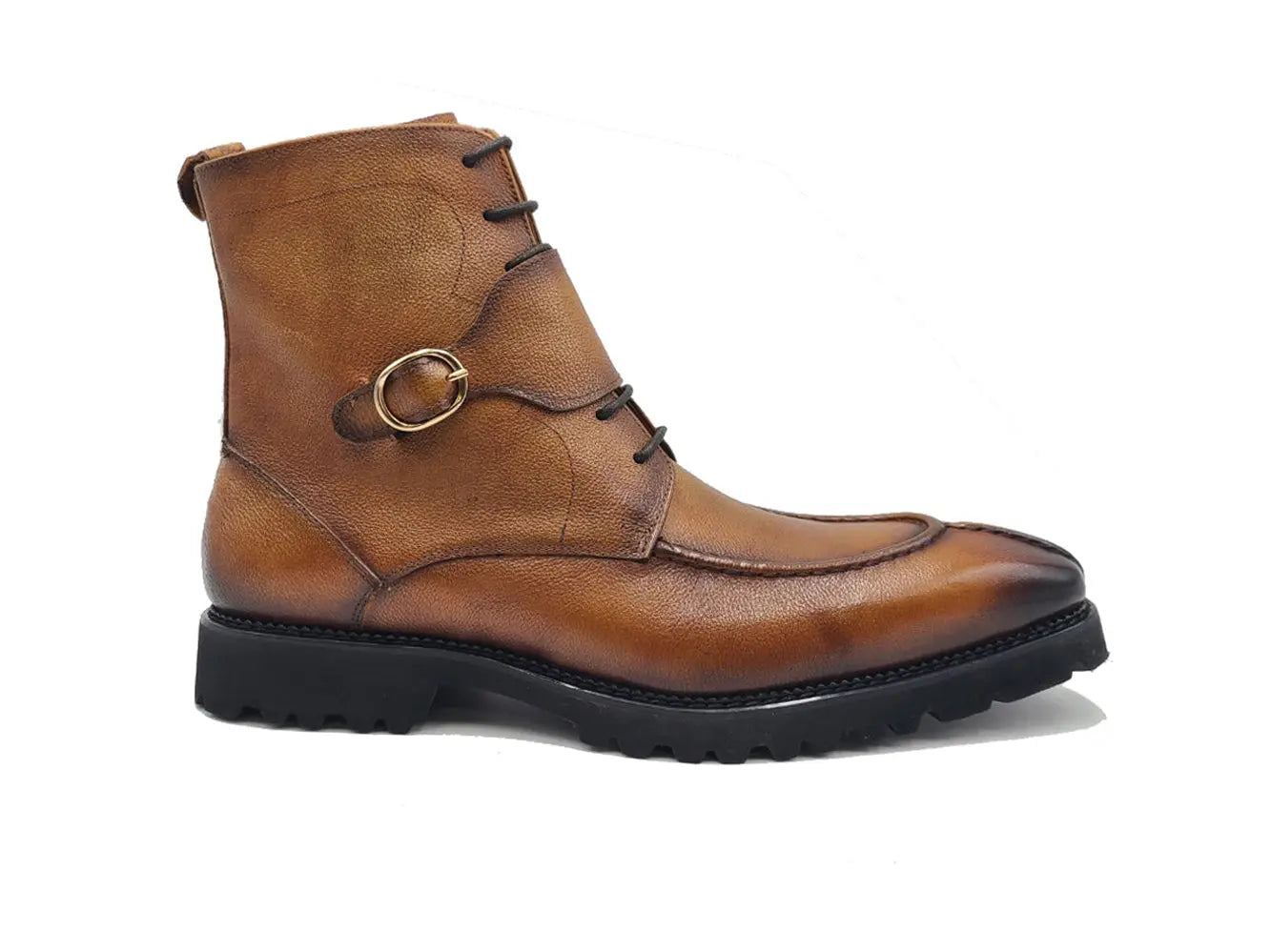 Rugged Split Toe Lace-up Boot - 7.5