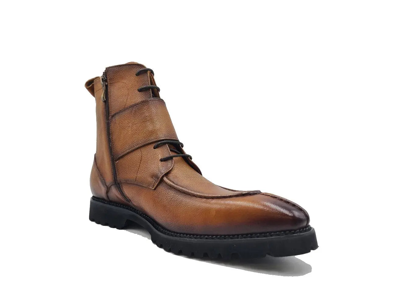 Carrucci Rugged Split Toe Lace-up Boot - 7.5