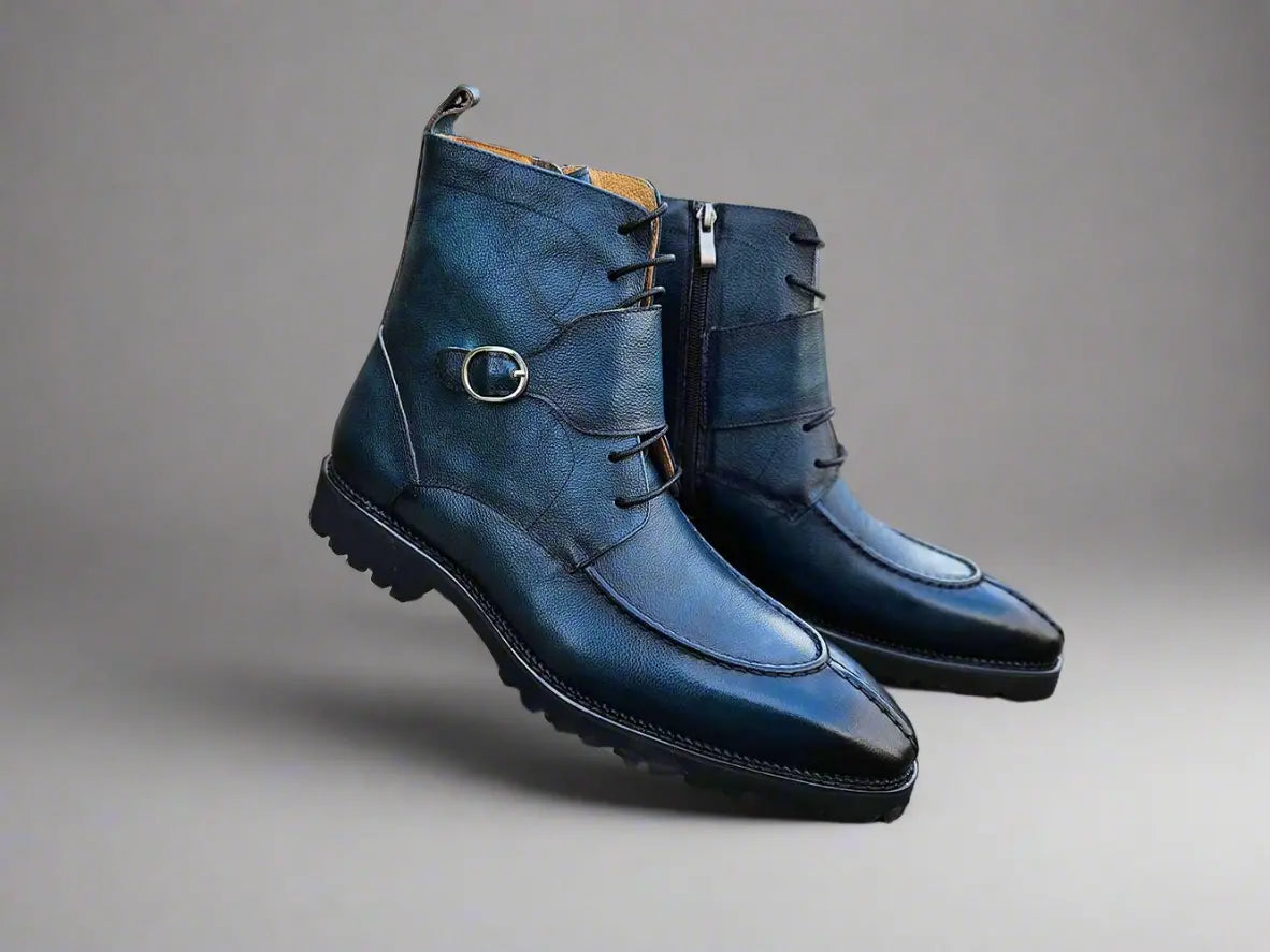 Carrucci Rugged Split Toe Lace-up Boot - 7.5